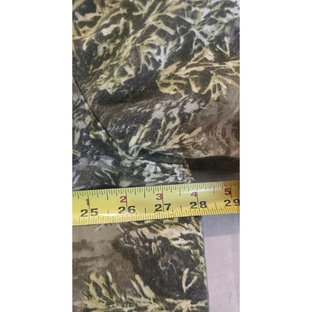 Vintage Realtree Camo Jacket Full Zip Hooded Hunting Coat Workwear Bomber XL